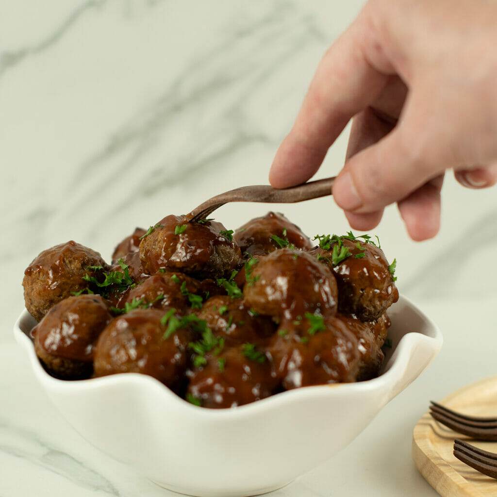 Bolitas de Carne Barbecue