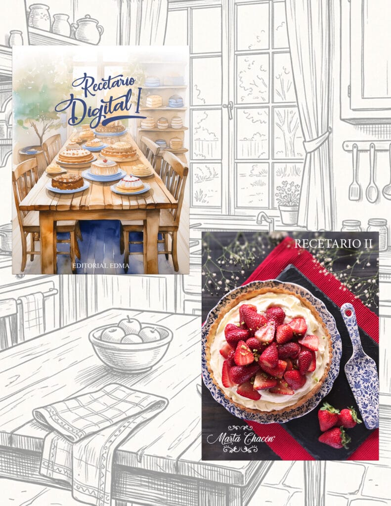 Recetario Digital I y II Panes, Queques y Galletas